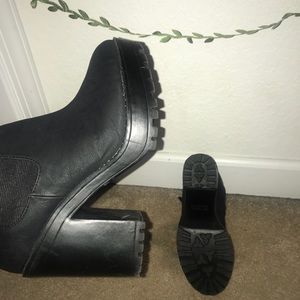H&M Black Platform Boots